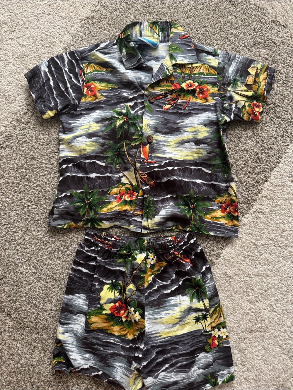 Tropical Hawaiian Kids Set 3T